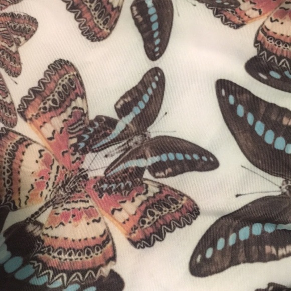 NWOT Monokini butterfly print w/ O-rings - Picture 4 of 8